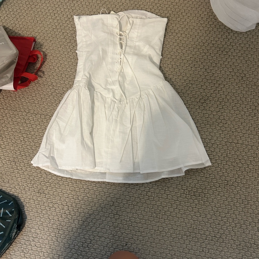 Peppermayo White Strapless Dress - Picture 5 of 5